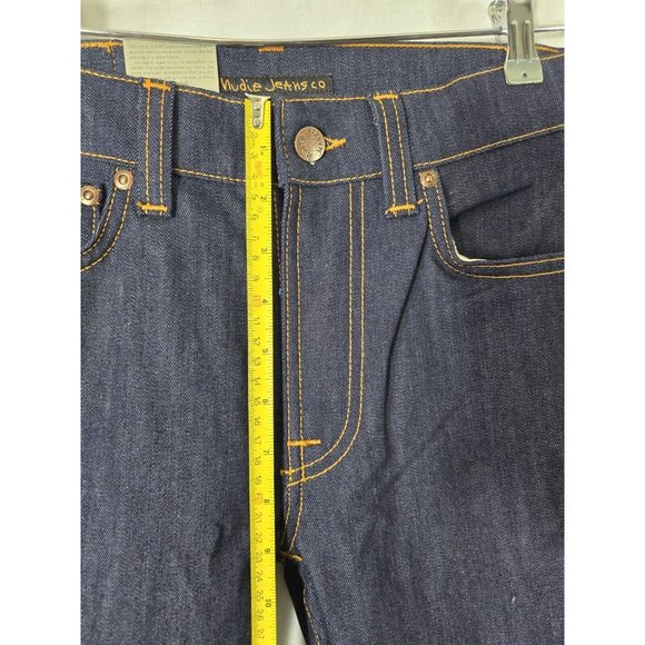 Nudie Jeans Lean Dean - Dry Ecru Embo W27 L34 NEW WITH TAGS- MENS - Picture 4 of 7